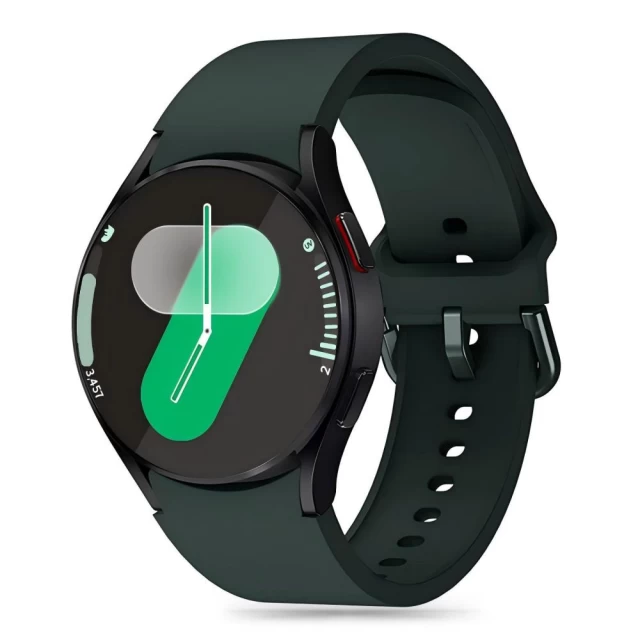 Ремешок Tech-Protect Silicone для Samsung Galaxy Watch 4 | 5 | 5 Pro | 6 | 7 | FE Olive Green (5906302313525)