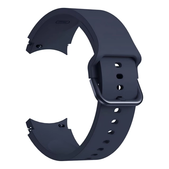 Ремінець Tech-Protect Silicone для Samsung Galaxy Watch 4 | 5 | 5 Pro | 6 | 7 | FE Navy Blue (5906302313532)