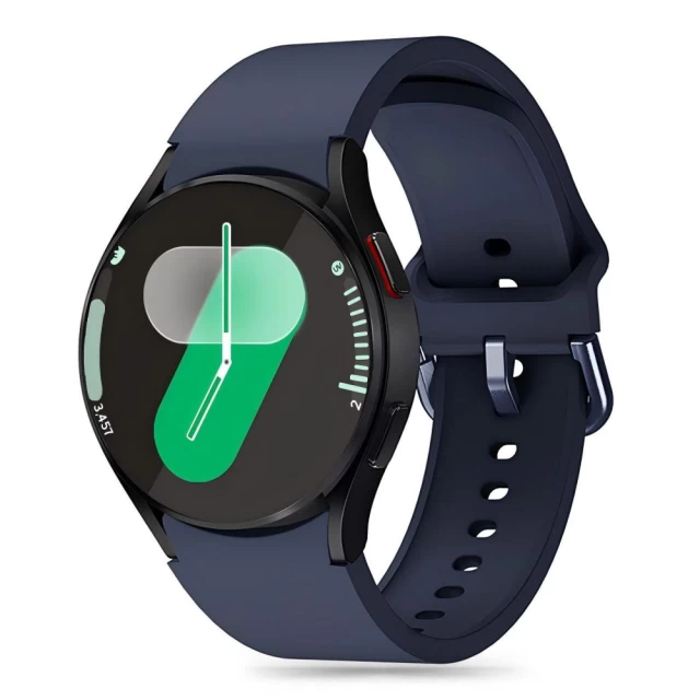 Ремешок Tech-Protect Silicone для Samsung Galaxy Watch 4 | 5 | 5 Pro | 6 | 7 | FE Navy Blue (5906302313532)