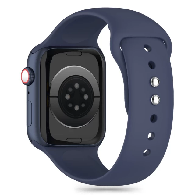 Ремінець Tech-Protect Silicone для Apple Watch 49 | 45 | 44 | 42 mm Midnight Blue (5906302310067)