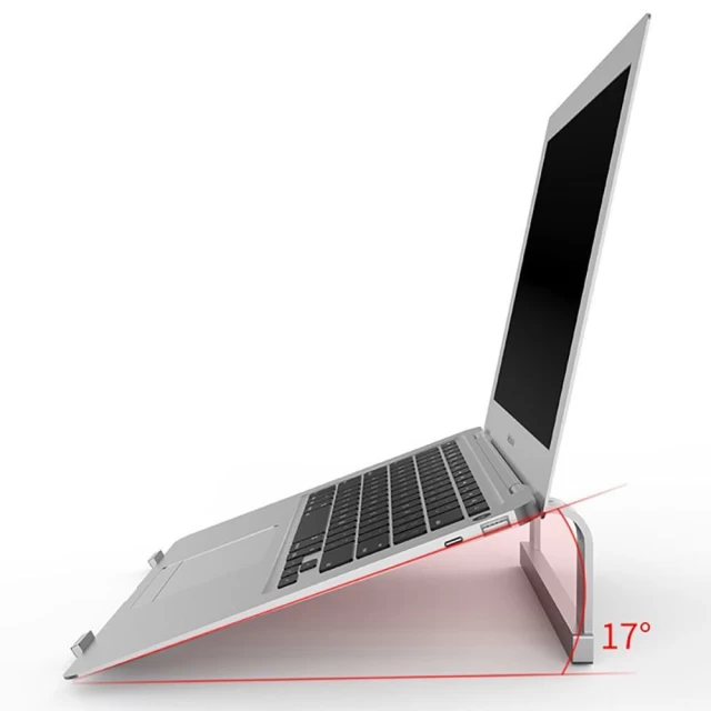 Підставка для ноутбука Tech-Protect ULS100 Universal Laptop Stand Silver (5906302309856)