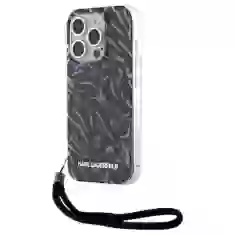 Чохол Karl Lagerfeld IML Zebra Pattern & Cord для iPhone 15 Pro Max Purple (KLHCP15XHZBPKCCU)