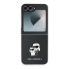 Чехол Karl Lagerfeld Saffiano Karl & Choupette Metal Pin для Samsung Galaxy Flip6 (F741) Black (KLHCZF6SAPKCNPK)