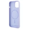 Чохол Karl Lagerfeld Silicone Karl & Choupette Ring для iPhone 15 Purple with MagSafe (KLHMP15SSCMKCRHU)