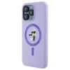 Чехол Karl Lagerfeld Silicone Karl & Choupette Ring для iPhone 15 Pro Max Purple with MagSafe (KLHMP15XSCMKCRHU)