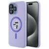 Чохол Karl Lagerfeld Silicone Karl & Choupette Ring для iPhone 15 Pro Max Purple with MagSafe (KLHMP15XSCMKCRHU)