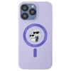 Чехол Karl Lagerfeld Silicone Karl & Choupette Ring для iPhone 15 Pro Max Purple with MagSafe (KLHMP15XSCMKCRHU)