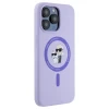 Чехол Karl Lagerfeld Silicone Karl & Choupette Ring для iPhone 15 Pro Max Purple with MagSafe (KLHMP15XSCMKCRHU)