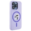 Чехол Karl Lagerfeld Silicone Karl & Choupette Ring для iPhone 15 Pro Purple with MagSafe (KLHMP15LSCMKCRHU)