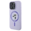 Чехол Karl Lagerfeld Silicone Karl & Choupette Ring для iPhone 16 Pro Purple with MagSafe (KLHMP16LSCMKCRHU)