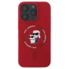 Чохол Karl Lagerfeld Silicone Karl & Choupette Ring для iPhone 16 Pro Red with MagSafe (KLHMP16LSCMKCRHR)