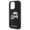 Чехол Karl Lagerfeld Silicone Karl & Choupette Head для iPhone 16 Pro Black with MagSafe (KLHMP16LSKCHPPLK)