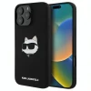 Чехол Karl Lagerfeld Silicone Choupette Head для iPhone 16 Pro Max Black with MagSafe (KLHMP16XSCHPPLK)