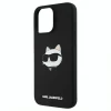 Чехол Karl Lagerfeld Silicone Choupette Head для iPhone 16 Pro Max Black with MagSafe (KLHMP16XSCHPPLK)