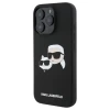 Чехол Karl Lagerfeld Silicone Karl & Choupette Head для iPhone 16 Pro Max Black with MagSafe (KLHMP16XSKCHPPLK)