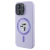 Чохол Karl Lagerfeld Silicone Karl & Choupette Ring для iPhone 16 Pro Max Purple with MagSafe (KLHMP16XSCMKCRHU)