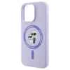 Чохол Karl Lagerfeld Silicone Karl & Choupette Ring для iPhone 16 Pro Max Purple with MagSafe (KLHMP16XSCMKCRHU)