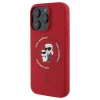 Чехол Karl Lagerfeld Silicone Karl & Choupette Ring для iPhone 16 Pro Max Red with MagSafe (KLHMP16XSCMKCRHR)