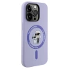 Чохол Karl Lagerfeld Silicone Karl & Choupette Ring для iPhone 14 Pro Purple with MagSafe (KLHMP14LSCMKCRHU)