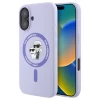 Чохол Karl Lagerfeld Silicone Karl & Choupette Ring для iPhone 16 Plus Purple with MagSafe (KLHMP16MSCMKCRHU)