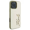 Чехол Karl Lagerfeld Metal Signature для iPhone 16 Pro Max Gold (KLHCP16XPFMFBKMD)