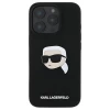 Чехол Karl Lagerfeld Silicone Karl Head для iPhone 16 Pro Max Black with MagSafe (KLHMP16XSKHPPLK)