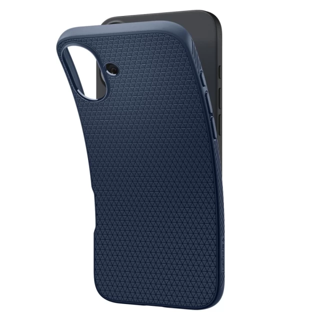 Чохол Spigen Liquid Air для iPhone 16 Navy Blue (ACS08195)