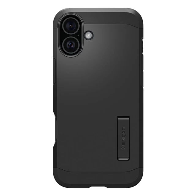 Чехол Spigen Tough Armor для iPhone 16 Black with MagSafe (ACS08216)