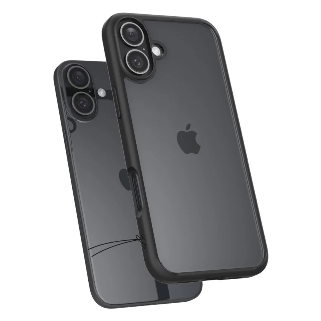 Чохол Spigen Ultra Hybrid для iPhone 16 Matte Black (ACS08201)