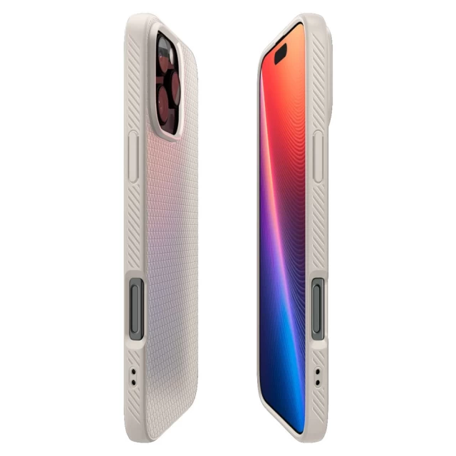 Чехол Spigen Liquid Air для iPhone 16 Pro Natural Titanium (ACS08120)