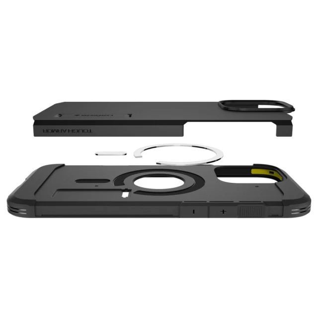 Чехол Spigen Tough Armor для iPhone 16 Pro Black with MagSafe (ACS08146)