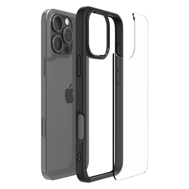 Чохол Spigen Ultra Hybrid для iPhone 16 Pro Matte Black (ACS08125)