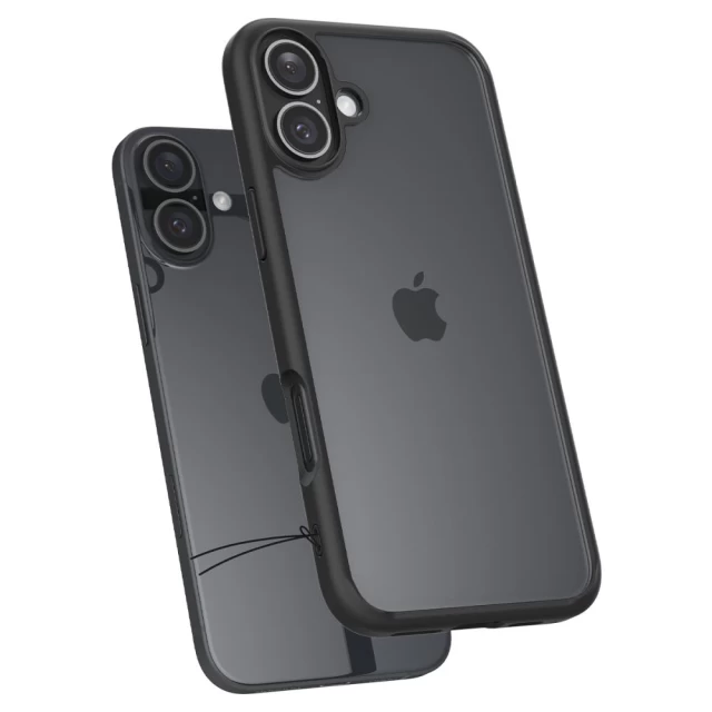 Чохол Spigen Ultra Hybrid для iPhone 16 Plus Matte Black (ACS08072)