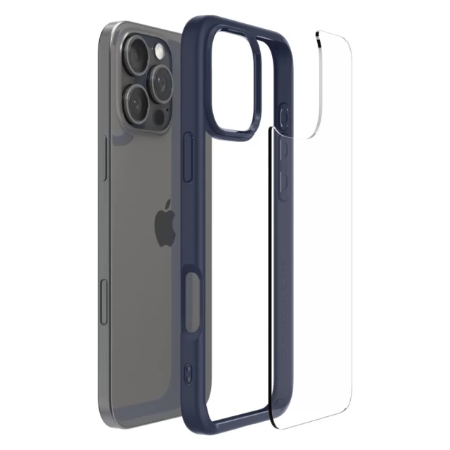 Чохол Spigen Ultra Hybrid для iPhone 16 Pro Navy Blue (ACS08126)