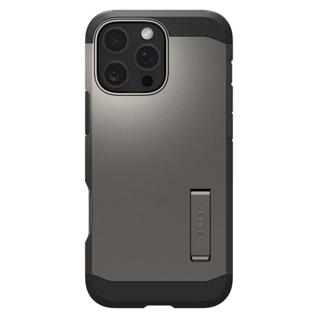 Чехол Spigen Tough Armor для iPhone 16 Pro Gunmetal with MagSafe (ACS08145)