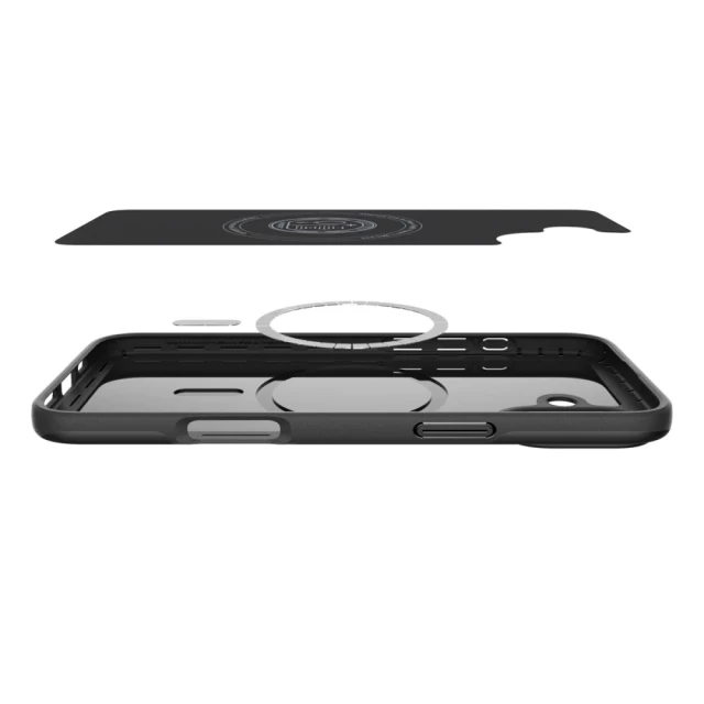 Чехол Spigen Thin Fit Mag для iPhone 16 Plus Black with MagSafe (ACS08060)