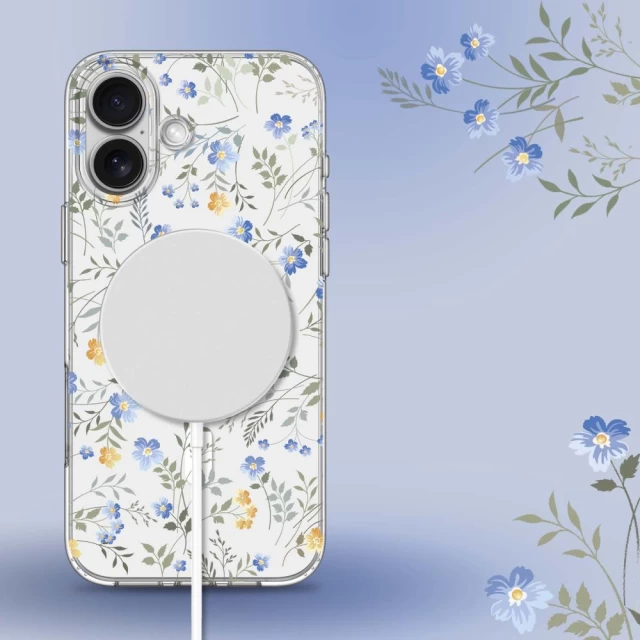 Чехол Tech-Protect Magmood для iPhone 16 Spring Flowers with MagSafe (5906302311507)