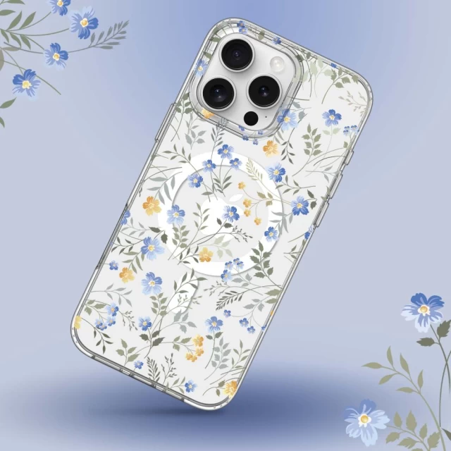 Чехол Tech-Protect Magmood для iPhone 16 Pro Spring Flowers with MagSafe (5906302311521)