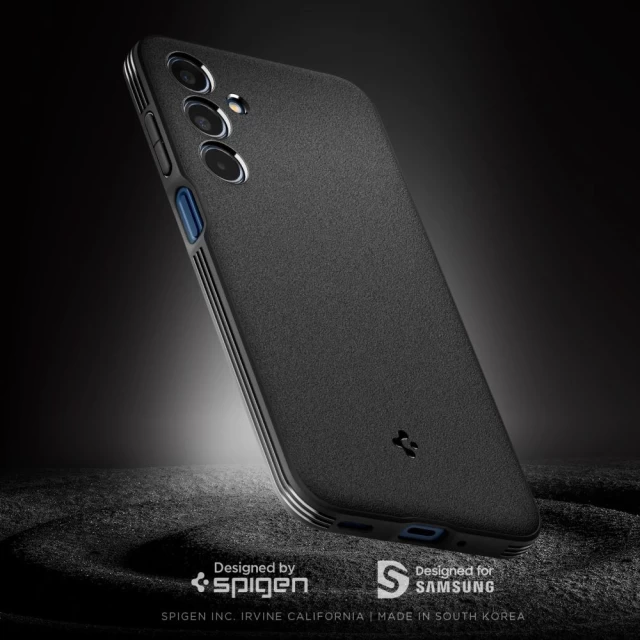 Чохол Spigen Essential SandBlast для Samsung Galaxy M35 (M356) Matte Black (ACS08263)