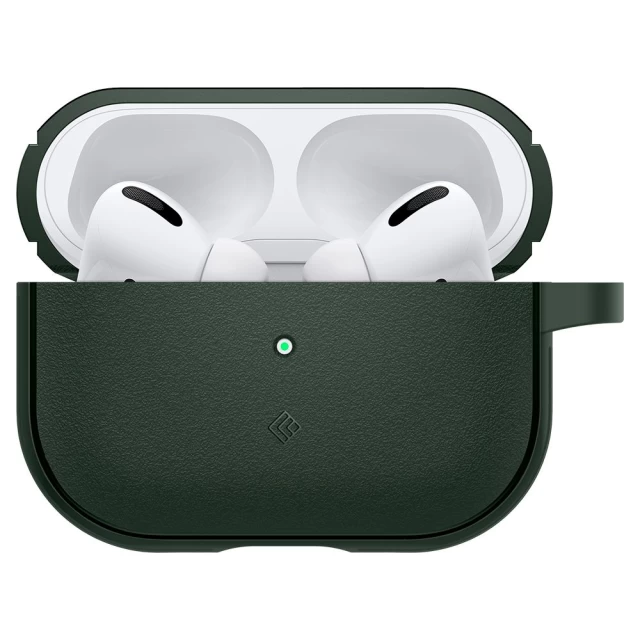 Чохол для навушників Spigen Caseology Vault для AirPods Pro 2 | 1 Midnight Green (ACS05424)