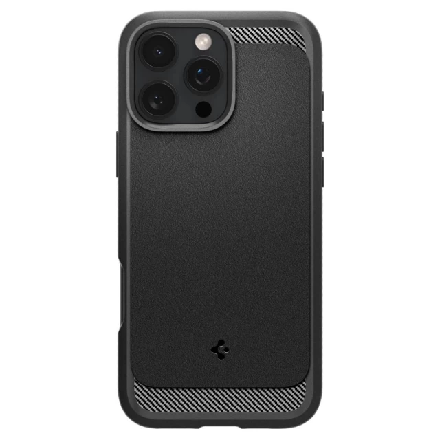 Чехол Spigen Rugged Armor для iPhone 16 Pro Max Matte Black with MagSafe (ACS07986)