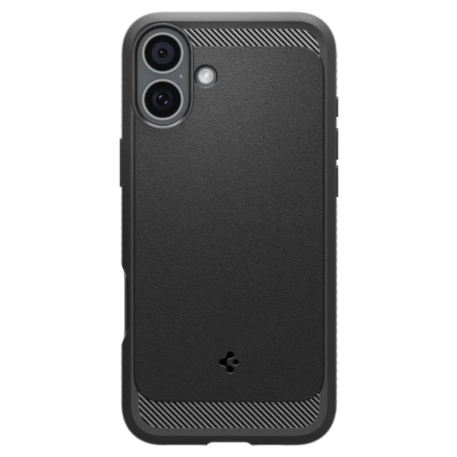 Чохол Spigen Rugged Armor для iPhone 16 Plus Matte Black with MagSafe (ACS08087)