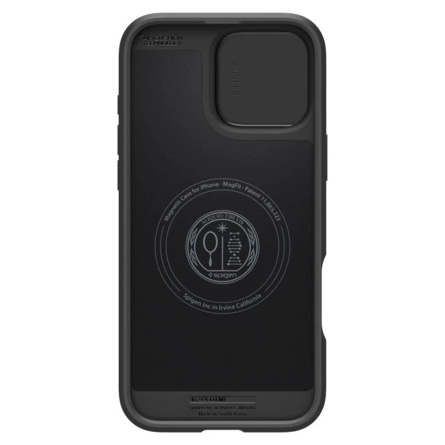 Чехол Spigen Optik Armor для iPhone 16 Pro Black with MagSafe (ACS08149)