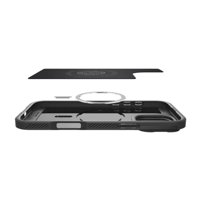 Чехол Spigen Optik Armor для iPhone 16 Pro Black with MagSafe (ACS08149)