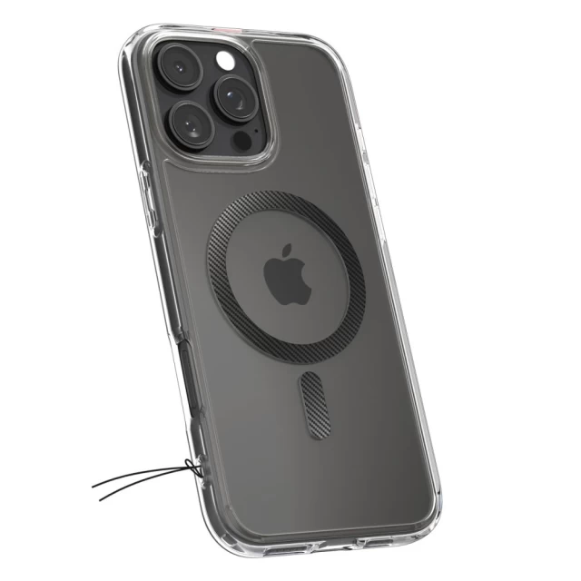 Чохол Spigen Ultra Hybrid для iPhone 16 Pro Carbon Fiber with MagSafe (ACS08131)