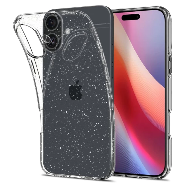 Чехол Spigen Liquid Crystal для iPhone 16 Glitter Crystal (ACS08192)