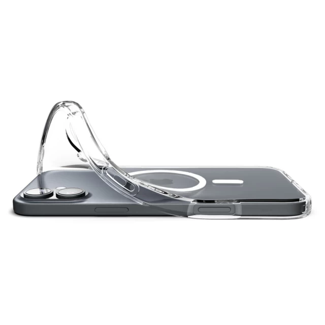 Чехол Spigen Liquid Crystal для iPhone 16 Clear with MagSafe (ACS08390)