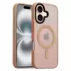 Чохол для iPhone 16 Plus WAVE Matte Insane Case with Magnetic Ring Desert Titanium