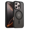 Чохол для iPhone 16 Pro Max WAVE Matte Insane Case with Magnetic Ring Black