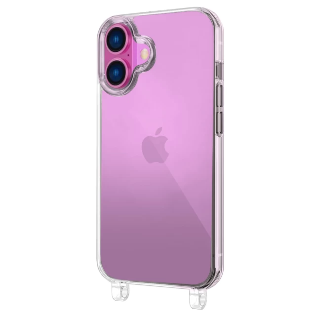 Чехол Upex Crossbody Protection Case для iPhone 16 Plus Clear (UP191566)